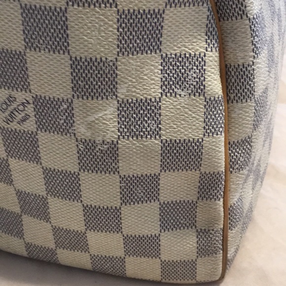 Authentic Louis Vuitton Damier Azur Speedy 35 - Picture 6 of 8